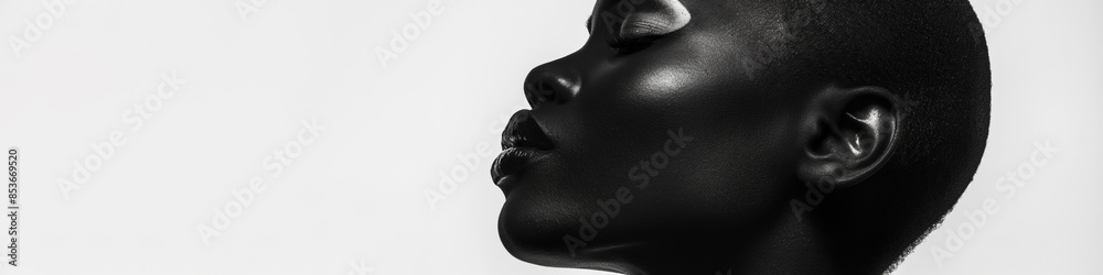 Beautiful black woman with perfect skin Beautiful black woman with perfect skin