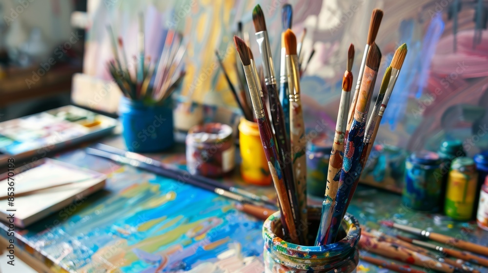 Obraz premium Discover drawing and painting at our art and design school for creative exploration