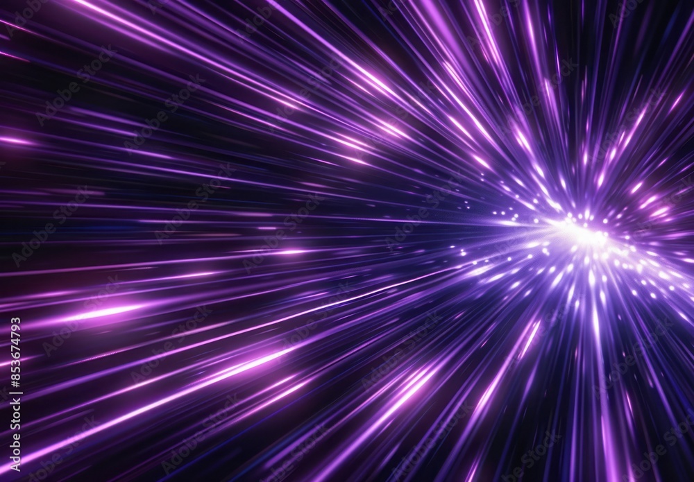 Purple light rays on dark background with purple lines Purple light rays on dark background with purple lines