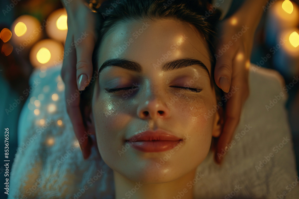 Extremely comfortable spa space with aromatherapy sauna and massage procedures, Generative AI Extremely comfortable spa space with aromatherapy sauna and massage procedures, Generative AI