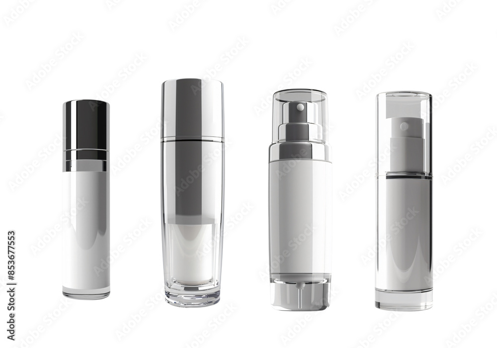 Cosmetic set Highly detailed isolated on transparent background PNG file. Cosmetic set Highly detailed isolated on transparent background PNG file.