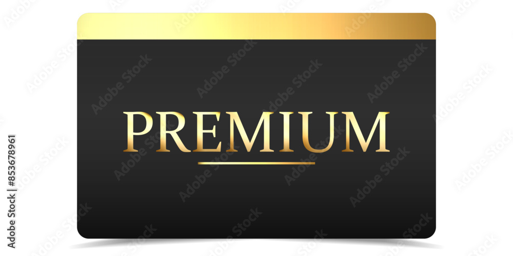 VIP. Vip in abstract style on black background. VIP card. Luxury template design. Vip gold ticket. Premium card.	