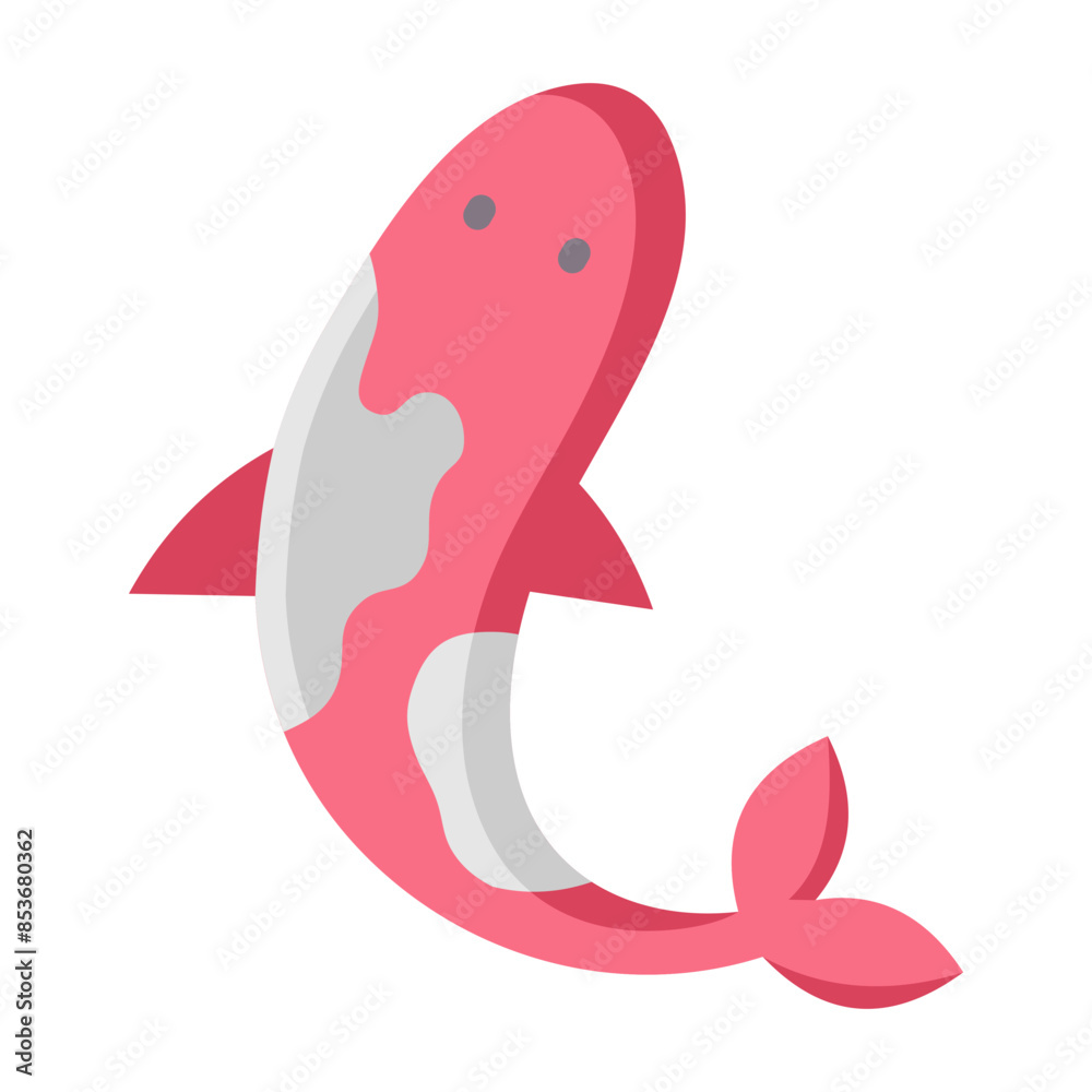 Fototapeta premium Koi Icon