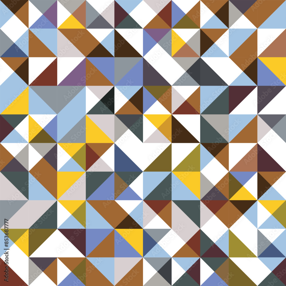 Fototapeta premium Abstract geometry pattern seamless background. Creative geometric wallpaper pattern for decoration.