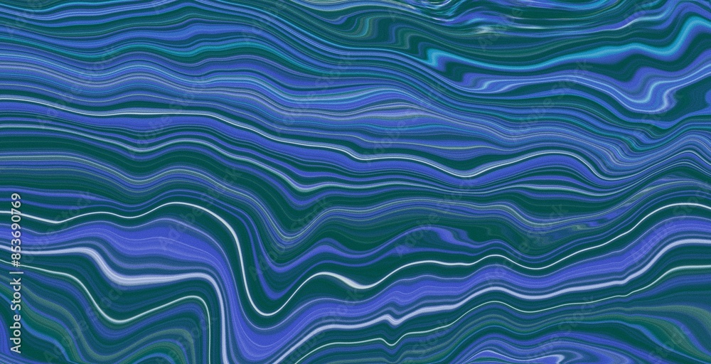Fototapeta premium abstract swirl curved lines marmer marble pattern dynamic fluid flowing waves texture and curves with noise