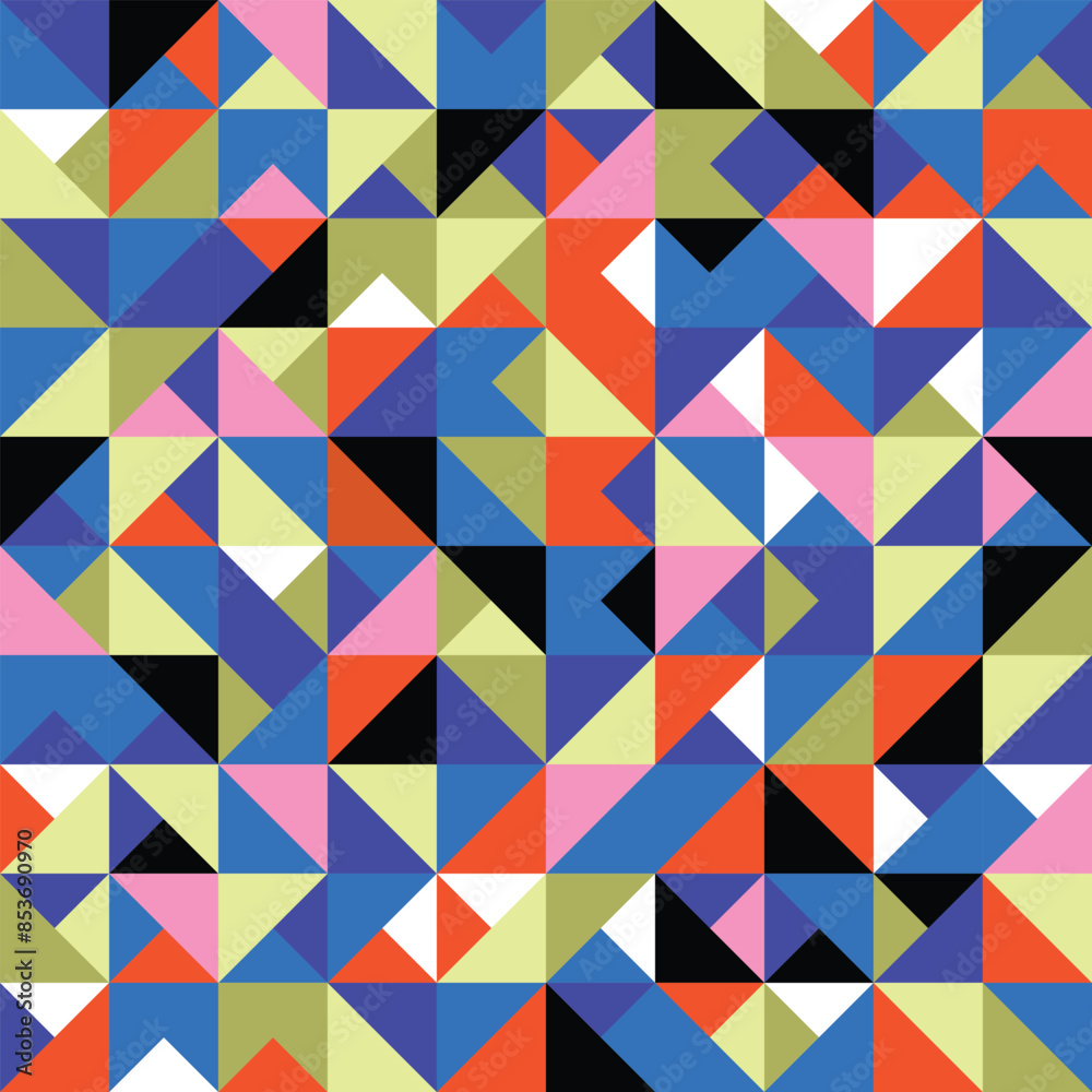 Abstract geometry pattern seamless background. Creative geometric wallpaper pattern for decoration.