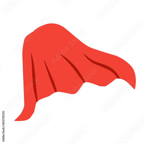 Superhero red cape 