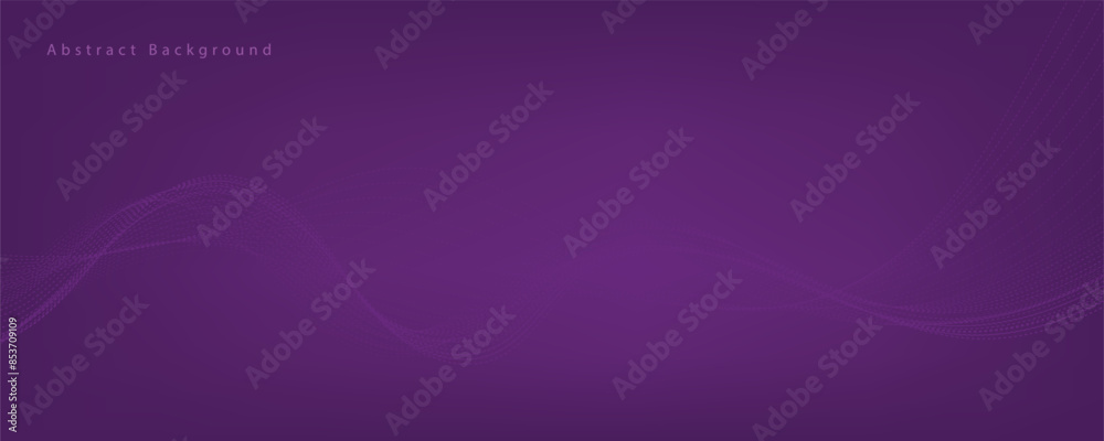 Abstract purple wave background. 
