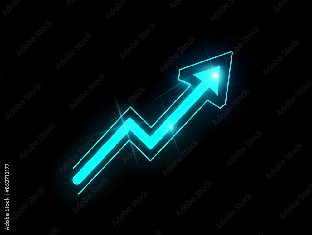 a blue arrow pointing up a blue arrow pointing up