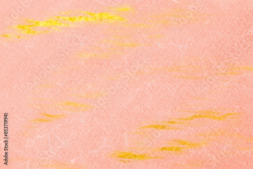 金模様の入った桜色の和紙