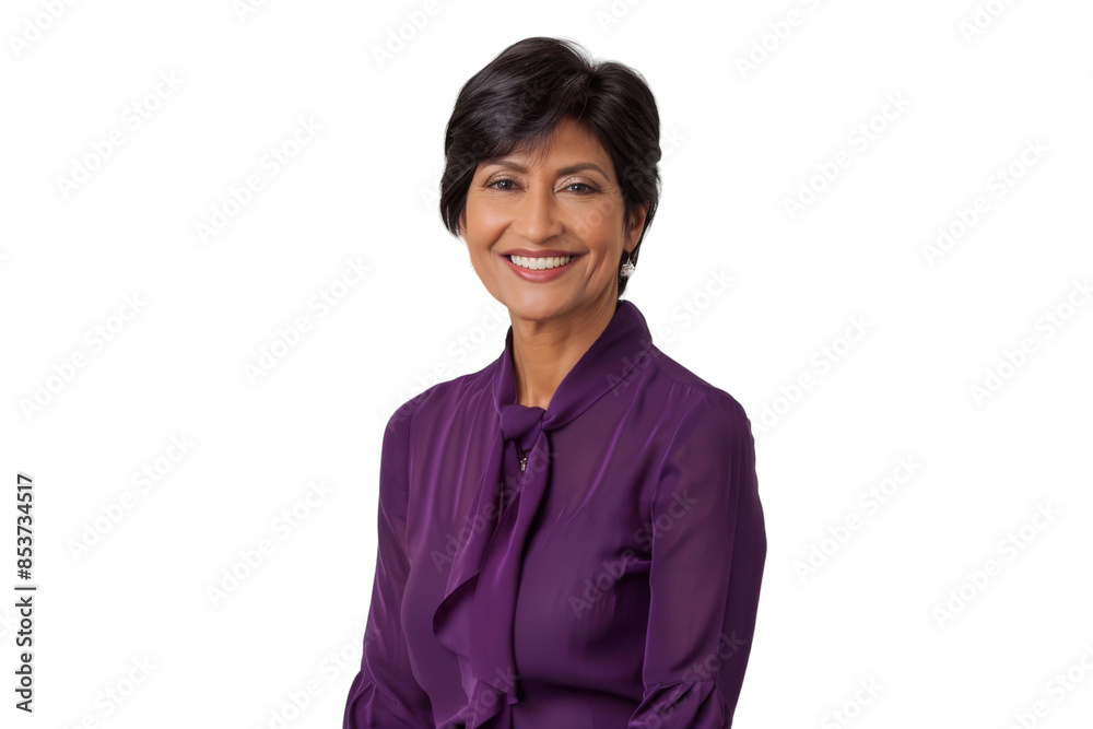Confident Indian businesswoman smiling at the camera. Confident Indian businesswoman smiling at the camera.