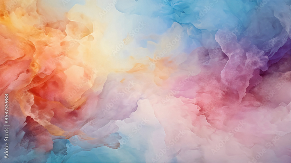 A soft, fluid watercolor texture with softly blended colors and subtle gradients. Generative AI A soft, fluid watercolor texture with softly blended colors and subtle gradients. Generative AI