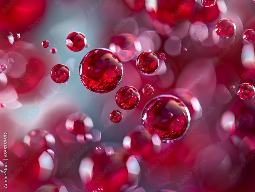 Suspended Crimson Spheres A Dreamlike Surrealist Photographic Masterpiece Suspended Crimson Spheres A Dreamlike Surrealist Photographic Masterpiece