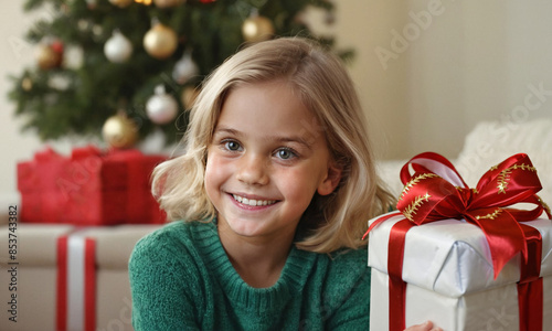 toddler child girl at home ...