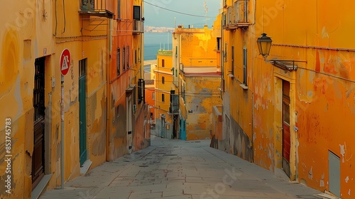 Fototapeta Naklejka Na Ścianę i Meble -  narrow street