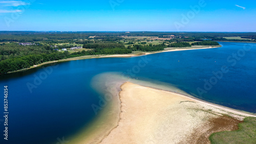 Luftbild Seddiner See - Gemeinde in Brandenburg
