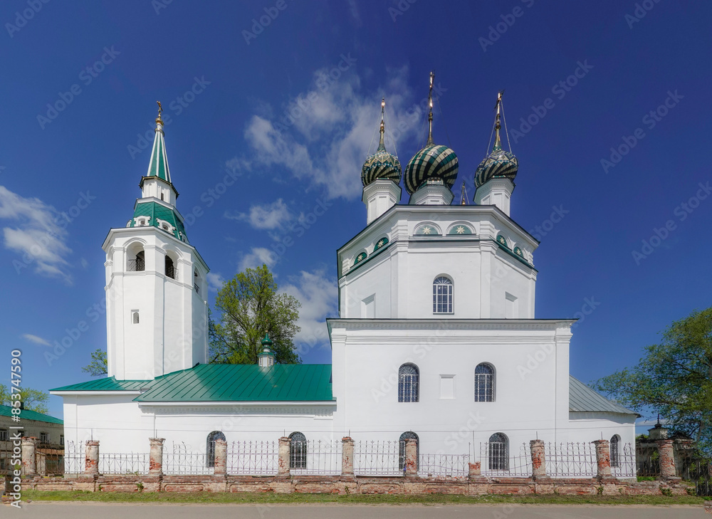 Holy Cross cathedral in the Kholuy town