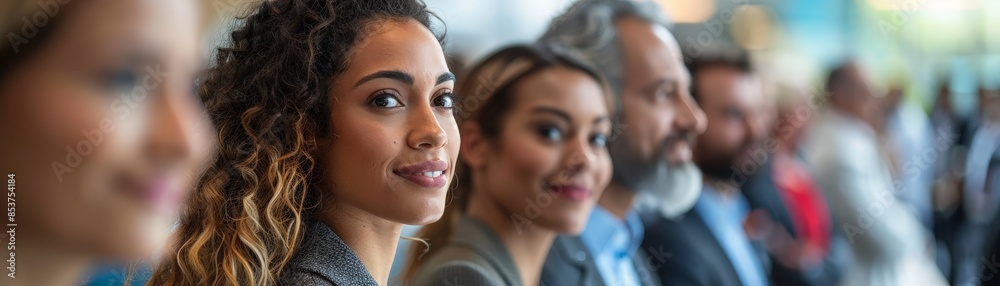 Diverse Group of Professionals in a Modern Office Setting Engaged in a Business Meeting Diverse Group of Professionals in a Modern Office Setting Engaged in a Business Meeting
