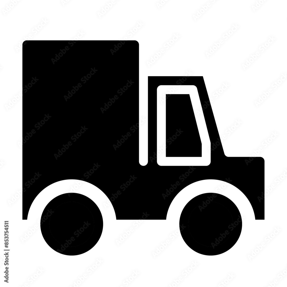 Shipping solid icon vector for mobile app, website, logo and presentation design. Shipping solid icon vector for mobile app, website, logo and presentation design.