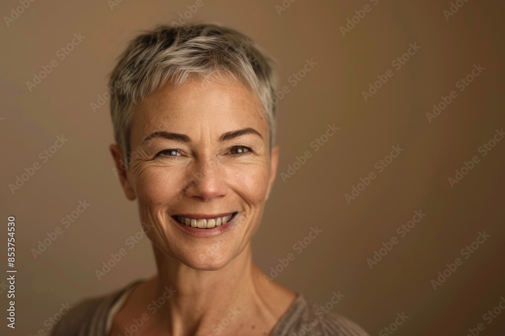 Portrait, makeup, and mature woman with skincare for wellbeing and natural beauty in studio. Makeup, older women with confidence, smiles, and flawless skin. Portrait, makeup, and mature woman with skincare for wellbeing and natural beauty in studio. Makeup, older women with confidence, smiles, and flawless skin.