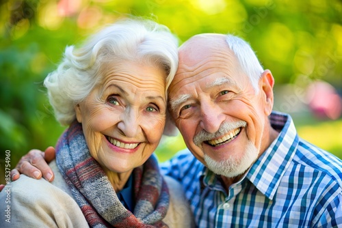 The Happy Elderly Couple