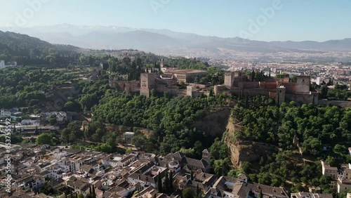 la hermosa alhambra de Granada en Andalucía, España