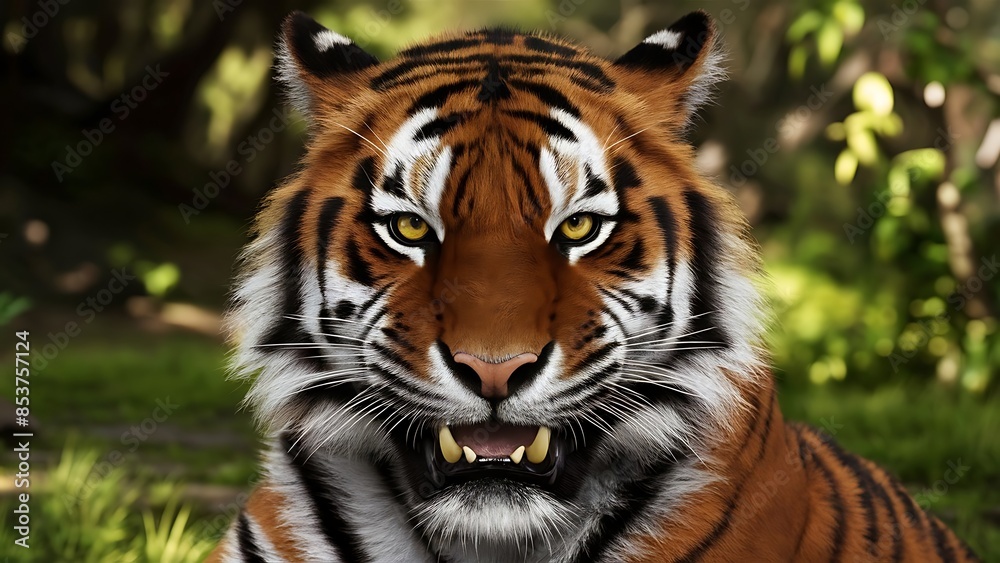 Portrait of a Confident Tiger (High Quality Wallpaper Wild Photography) Portrait of a Confident Tiger (High Quality Wallpaper Wild Photography)