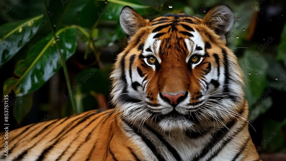 Portrait of a Confident Tiger (High Quality Wallpaper Wild Photography) Portrait of a Confident Tiger (High Quality Wallpaper Wild Photography)