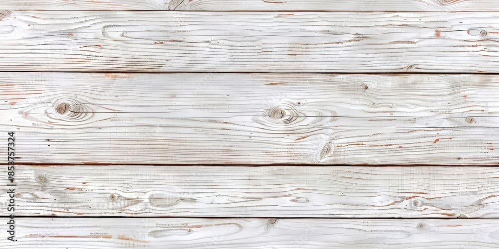 Obraz premium Whitewashed Wooden Planks