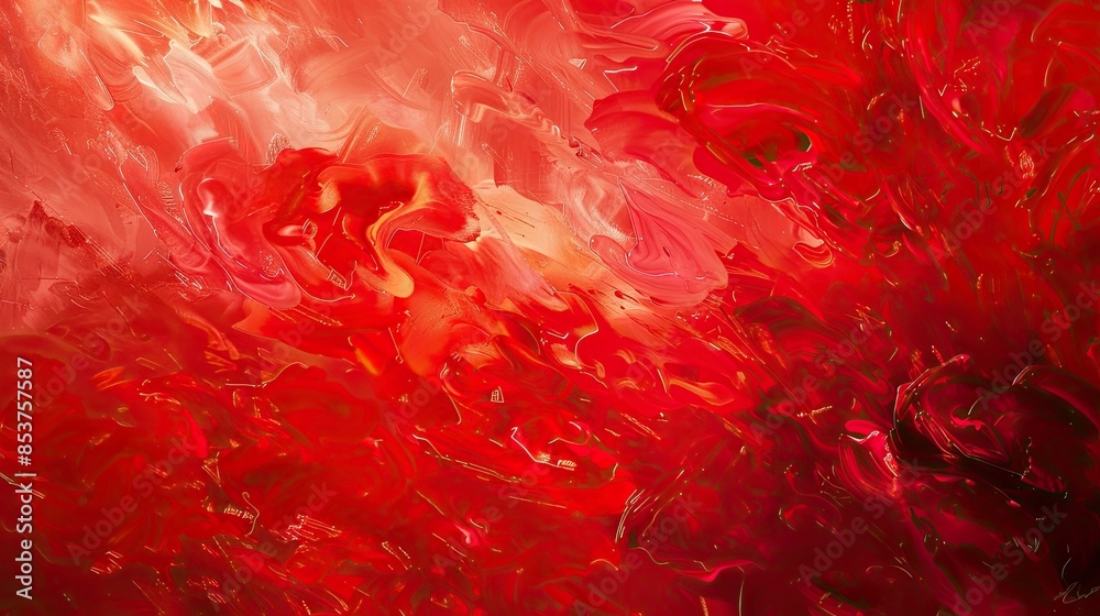 Vibrant red hues in abstract Vibrant red hues in abstract