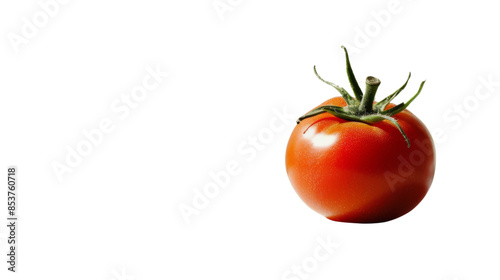 Tomato on white background 