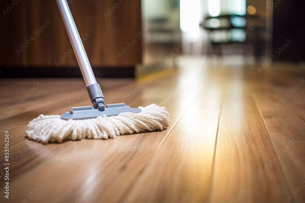 cleaner on the floor