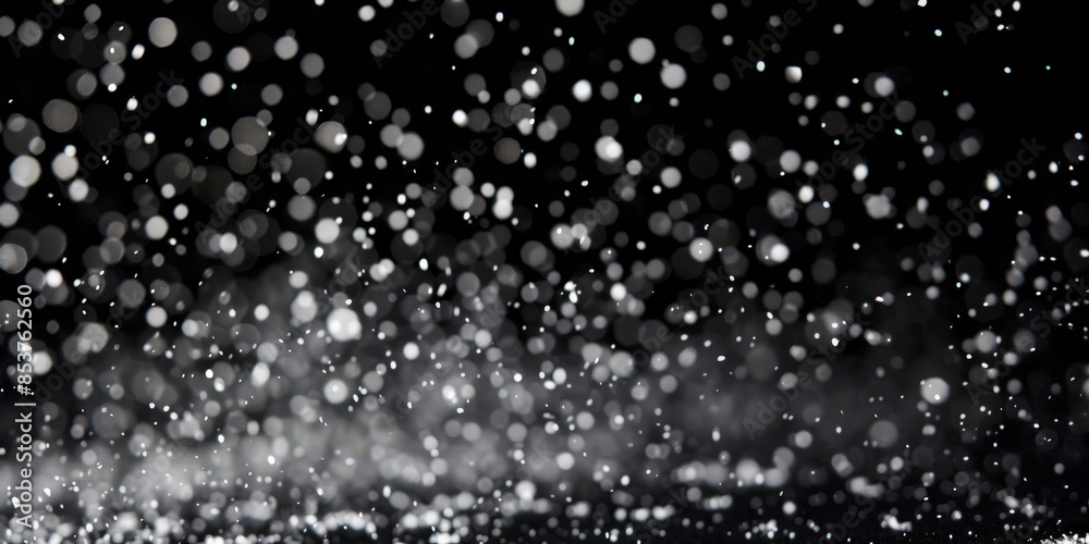 Abstract Bokeh Background with White Lights Abstract Bokeh Background with White Lights