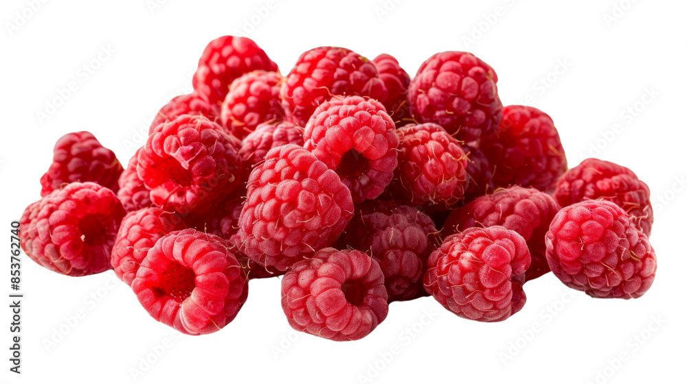 Raspberry on white background Raspberry on white background