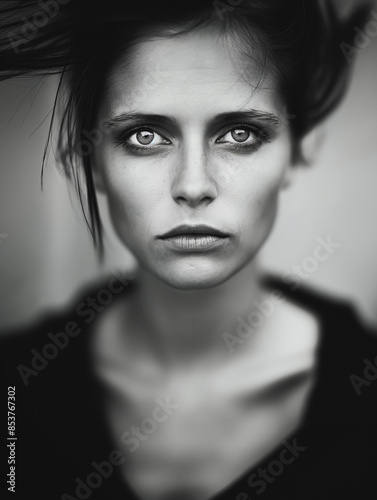 Woman's portrait, a captiva...