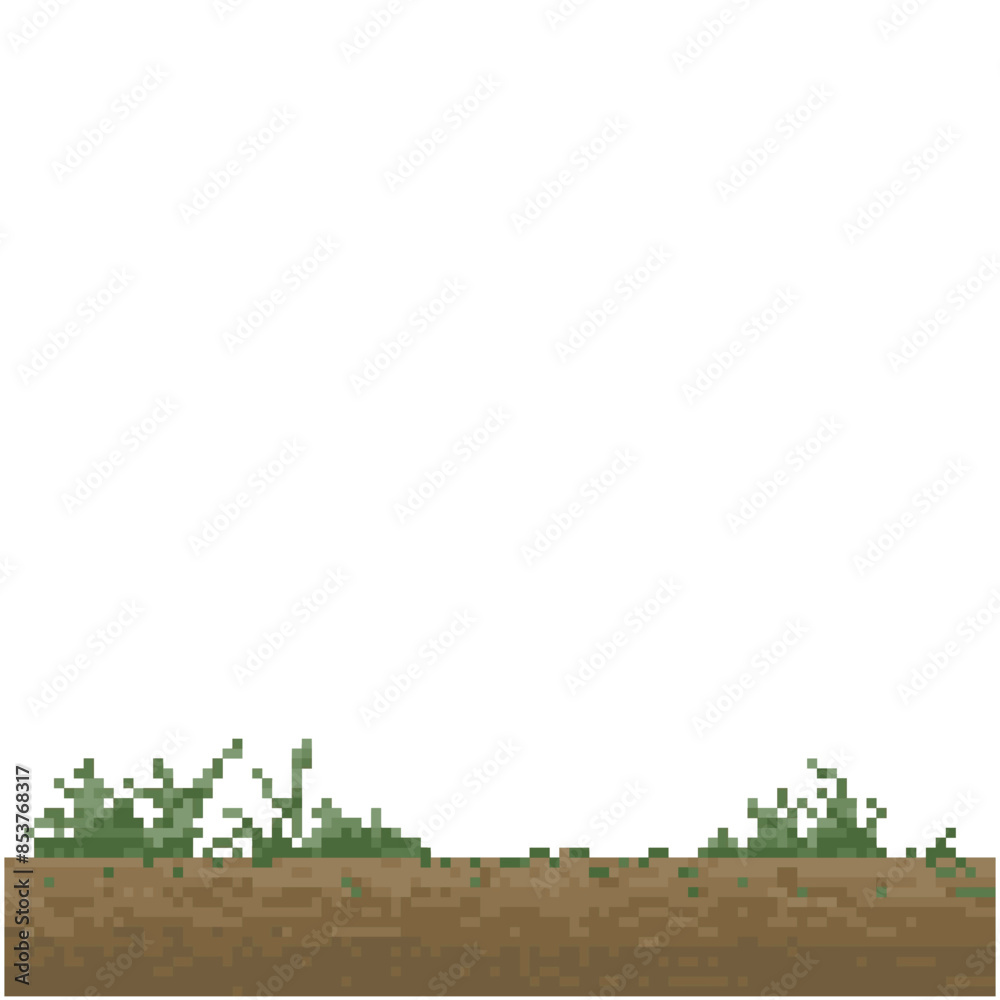 Obraz premium dry desert pixel art for dynamic digital projects and designs.