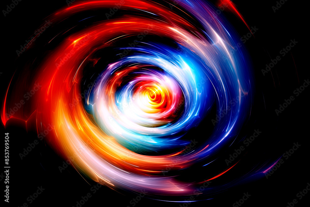 Abstract background. luminous swirling. Elegant glowing circle. Generative Ai Abstract background. luminous swirling. Elegant glowing circle. Generative Ai
