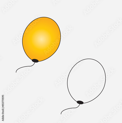 Balloon art work and EPS file.