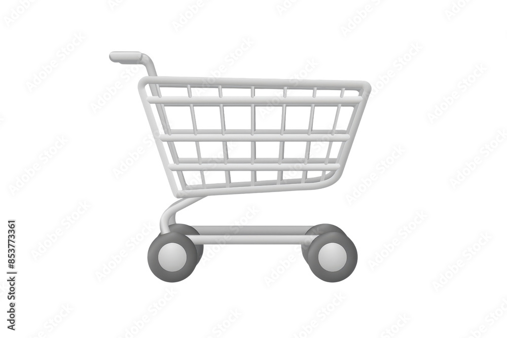 Isolated shopping cart, perfect for e-commerce, retail, and grocery themes. High-resolution image ideal for online stores and shopping-related content. Isolated shopping cart, perfect for e-commerce, retail, and grocery themes. High-resolution image ideal for online stores and shopping-related content.