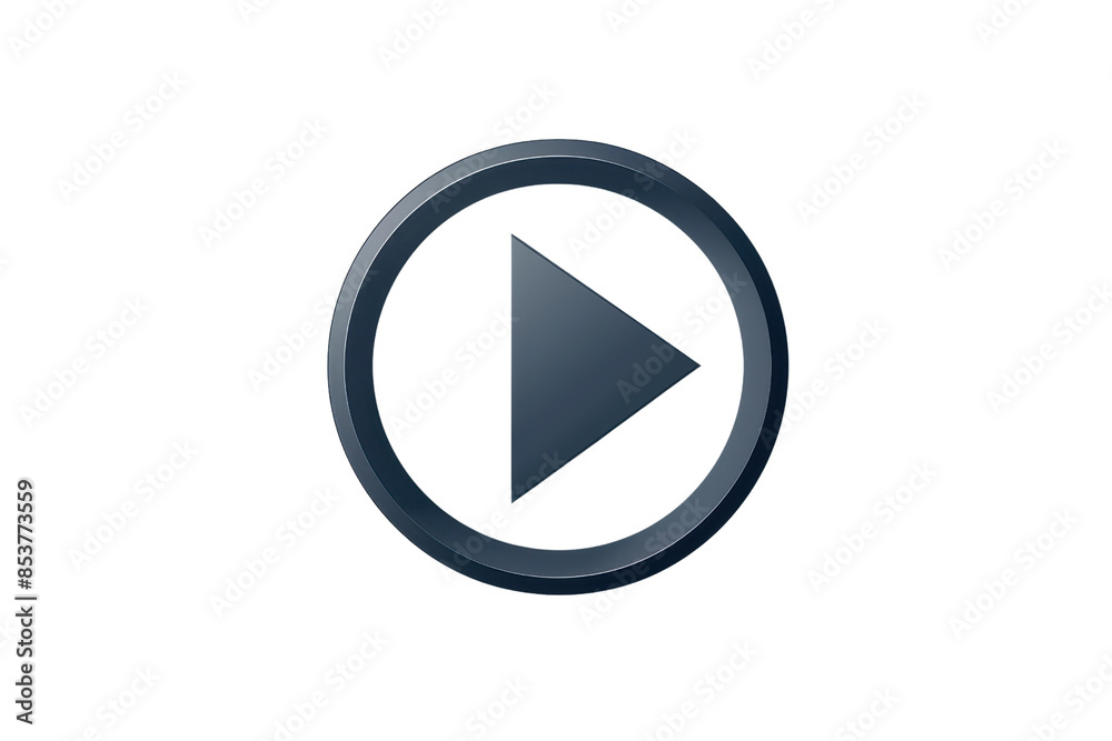 Simple, dark grey play button icon representing video or audio playback. Perfect for media control interfaces. Simple, dark grey play button icon representing video or audio playback. Perfect for media control interfaces.