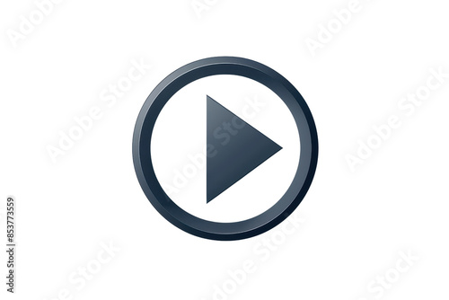 Free Download Simple, dark grey play button icon representing video or audio playback. Perfect for media control interfaces. - GFXLoad
