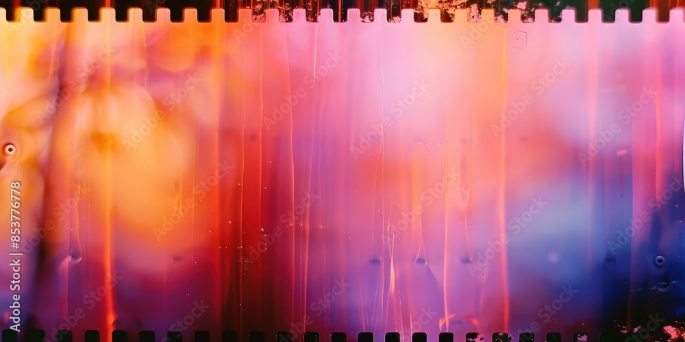 Obraz premium Abstract Light Leak on Film