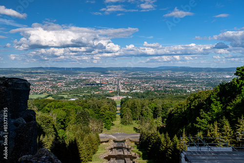 panorama view from the high point near Kassel