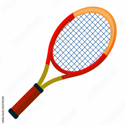 tennis racket and ball