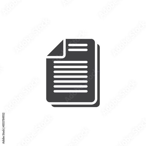 Document files vector icon