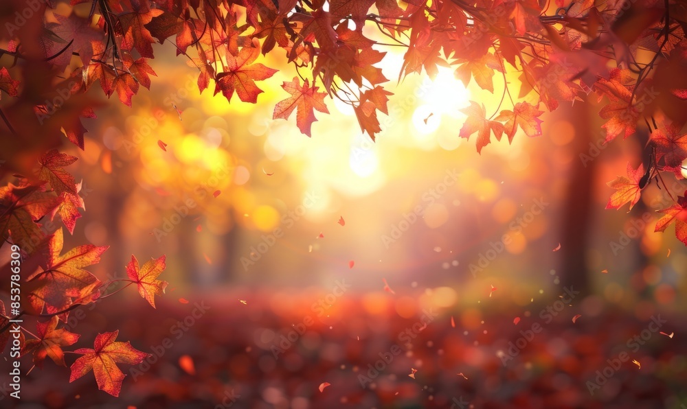 Autumn background with copy space of beautiful autumn landscape. Autumn background with copy space of beautiful autumn landscape.
