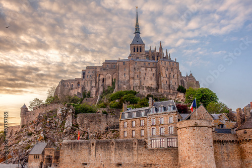 Magnificient Mont Saint Michel with stunning light