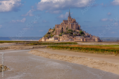 Magnificient Mont Saint Michel with stunning light