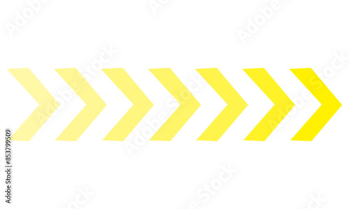 Arrow or way wiser banner with color white yellow. EPS 10/AI photo