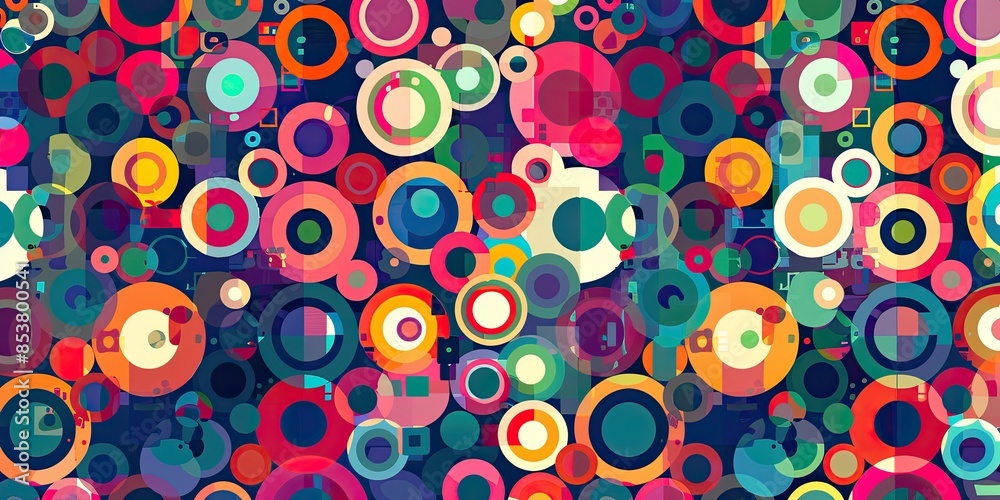 a image of a colorful abstract background with circles and dots a image of a colorful abstract background with circles and dots